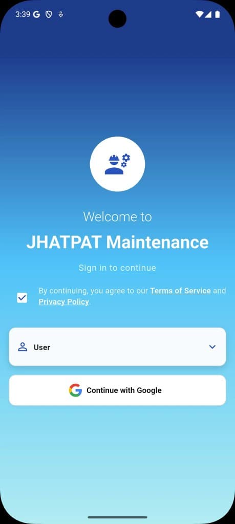 JHATPAT welcome and sign in